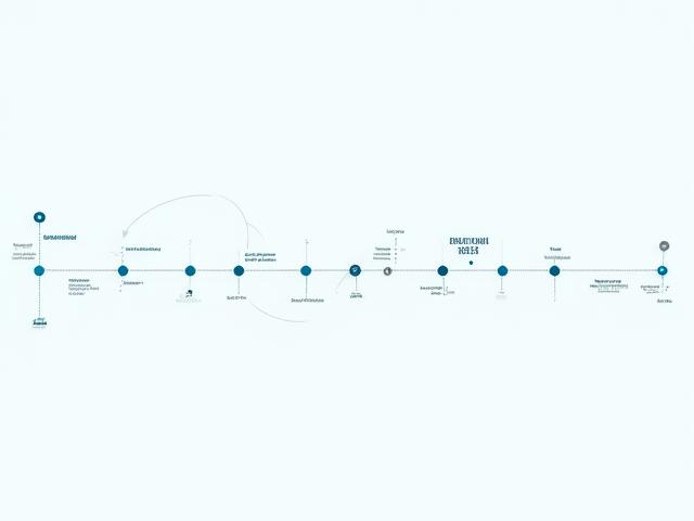 Représentation graphique d'une séquence d'événements de marché avec transitions