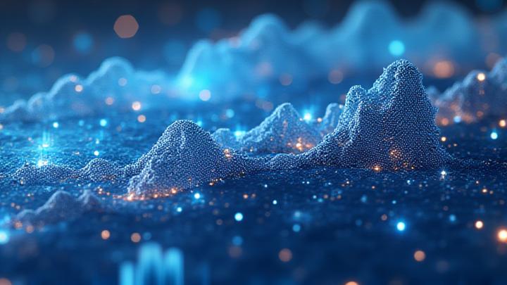 Mosaïque d'images représentant diverses sources de données alternatives: des tweets, des images satellites de parkings, des graphiques de transactions par carte de crédit, un cargo sur l'océan, des flux de données abstraits.