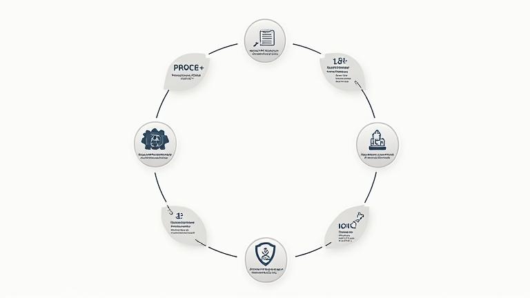 Infographie du cycle de développement logiciel agile d'Harmonie Hexa
