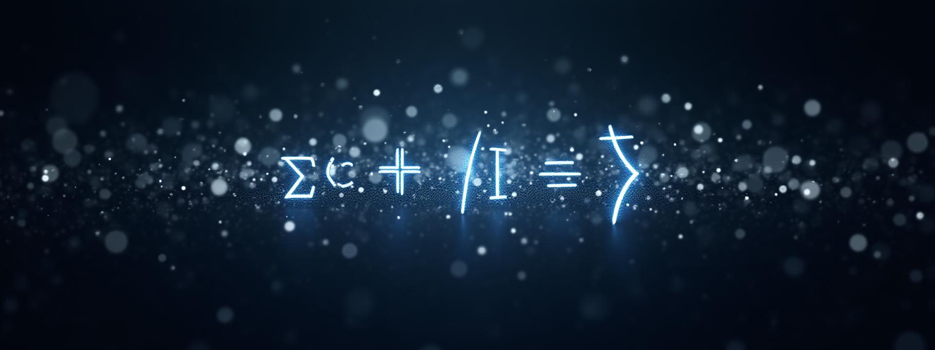 Formule mathématique complexe se transformant en lignes de code
